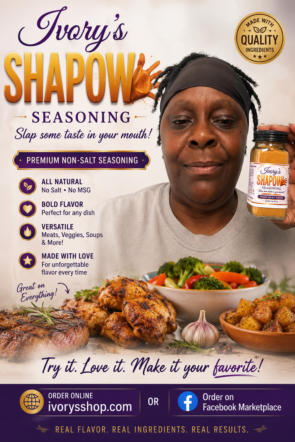 Ivory’s Shapow Seasoning