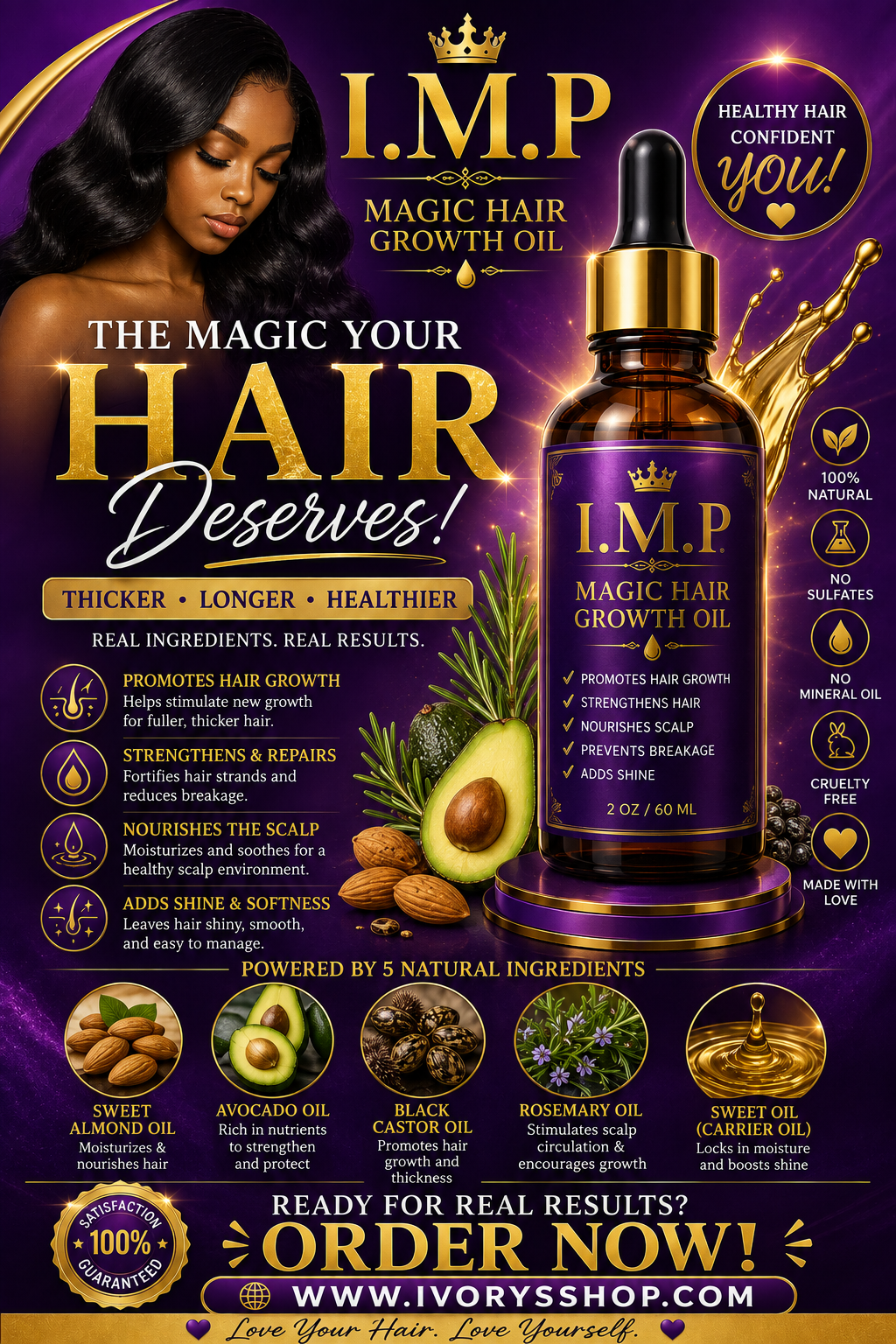 I.M.P Magic hair growth oil